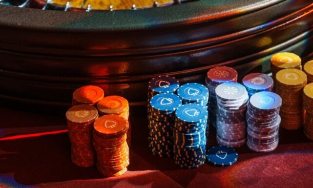 Chips in a casino