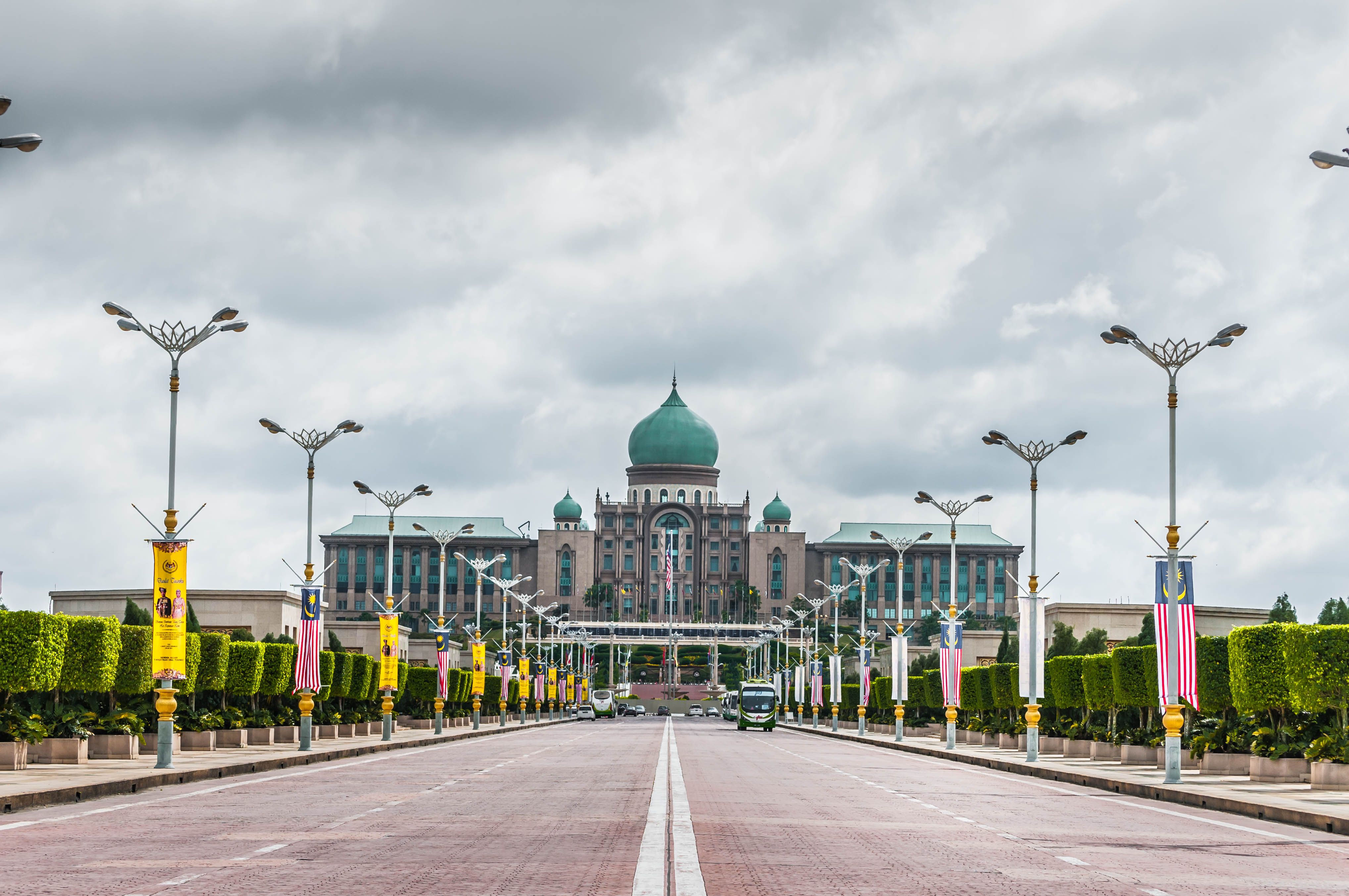 The Perdana Putra government building in Putrajaya, the administrative centre of Malaysia's federal government